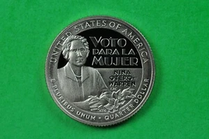 2022-S GEM Proof Deep Cameo American Women US Quarter (Nina Otero-Warren) c/n Clad - Bild 1 von 2