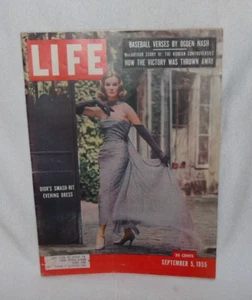 Life Magazine Baseball MacArthur Dior September 5 1955 Great Advertisements - Picture 1 of 17