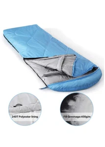 PARKOL  3 Seasons 32F-77F Warm And Cool Sleeping Bag, See Pictures/Description  - Picture 1 of 5