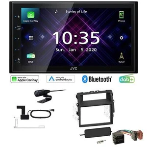 JVC Autoradio Apple CarPlay Android Auto DAB+ für Opel Vivaro Facelift 2011-2014 - Bild 1 von 8