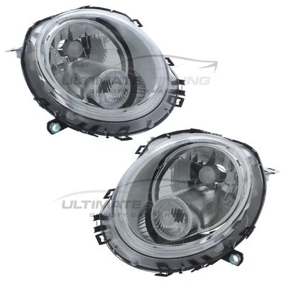 Faros BMW Mini R56 2007-2014 con par de faros interiores cromados izquierda y derecha Foto 1 de 4