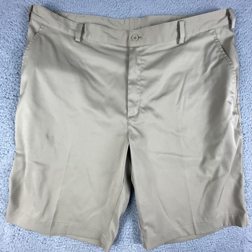 Nike Pantaloncini da Golf Uomo 38 Beige Chino Dri Fit 11" Golf Preppy Khaki Performance