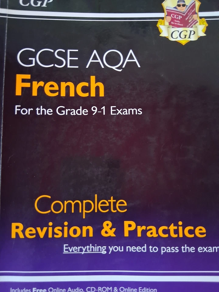 CGP GCSE AQA French for Grade 9-1 Exams - Complete Revision & Practice - Image 1 of 1