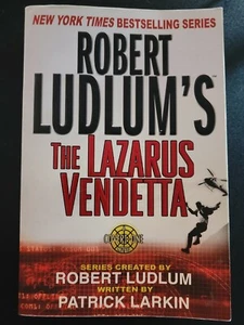 The Lazarus Vendetta by Robert Ludlum Trade Paperback Book Covert-One Series - Picture 1 of 8