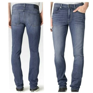 PAIGE Jeans Uomo 29x33 Transcend LENNOX Dritto Slim Denim Elasticizzato con Rayon - Foto 1 di 7