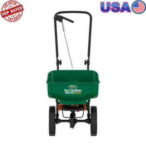 Builder EdgeGuard Mini Spreader Broadcast Grass Seed Fertilizer Ice Melt Salt - Picture 1 of 12