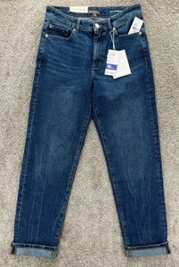 DL1961 Jeans Mens 32x31 Blue Noah Tapered Straight in Dark Keys Wash Stretch NWT - Picture 1 of 19