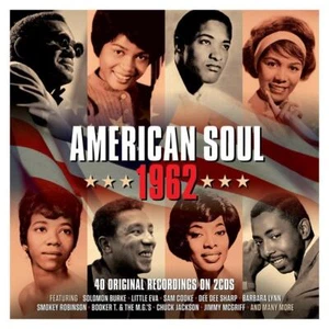 AMERICAN SOUL 1962 - VARIOUS ARTISTS - 40 ORIGINAL RECORDINGS (NEW SEALED 2CD) - Picture 1 of 1