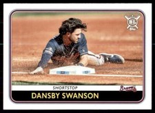 2020 Big League Base #129 Dansby Swanson - Atlanta Braves