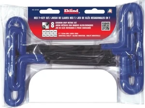 Eklind Metric Hex T Handle Wrench Set 8pc 2-10mm 55168 Loop T-Handle MADE IN USA - Picture 1 of 5