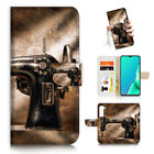 ( For Samsung S22 ) Wallet Flip Case Cover AJ23881 Sewing Machine
