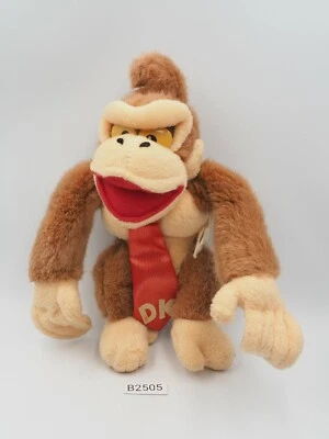 Boneca de pelúcia Super Donkey Kong DK B2505 Banpresto 1995 8" Japão - Imagem 1 de 4