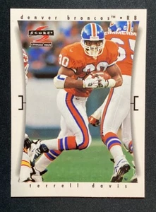 1997 Score Terrell Davis #108 Denver Broncos - Picture 1 of 2
