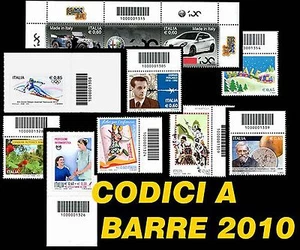 ITALIA 2010 Codici a Barre valore singolo a scelta tra tutti ** ITALY Barcode - Picture 1 of 50