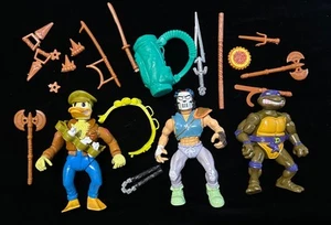 Vintage TMNT Weapons And Figures Lot - Picture 1 of 4