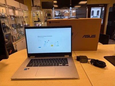 ASUS Chromebook C523N (C523NA-EJ0123) - 15,6"  Display  Silber  64GB EMMC - Bild 1 von 4