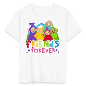 Teletubbies Friends Forever süßes Freundschaftsdesign Kinder T-Shirt - Bild 1 von 22