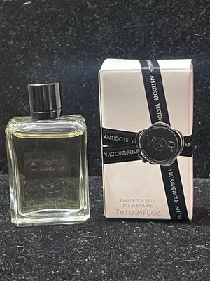 Винтажная НОВАЯ туалетная вода Viktor Rolf ANTIDOTE 0,24 жидк. унции Pour Homme Splash - Изображение 1 из 4