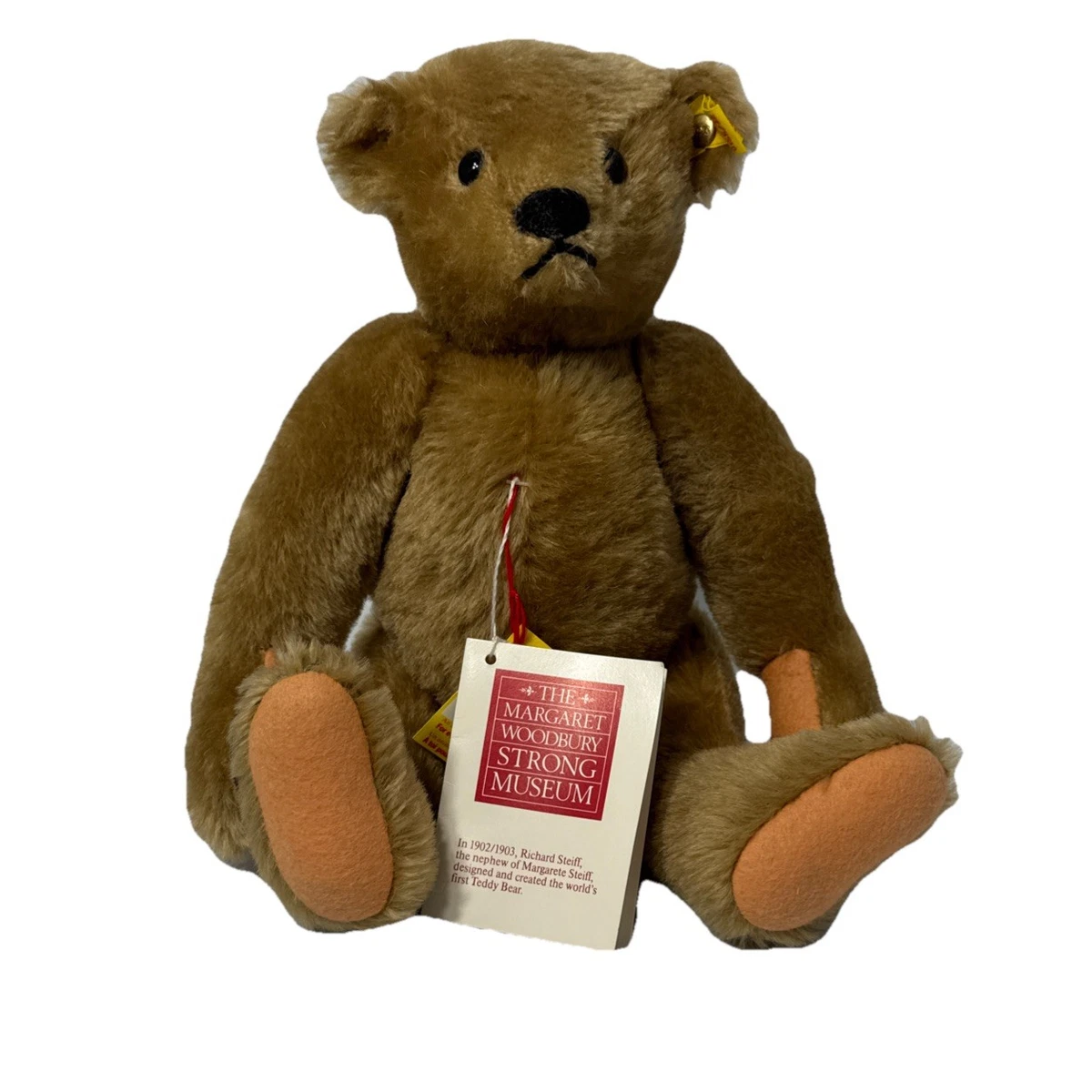Classic Steiff Golden Mohair Teddy Bear 0155/42 1904 Replica