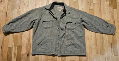Camisa Woolrich Chaqueta Abrigo de Lana Talla 2XL Hombres Espiga Ropa Exterior Resistente Foto 1 de 4