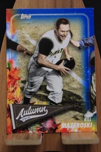 2024 Topps Bill Mazeroski 'Autumn Tales' BLUE - Picture 1 of 2