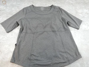 Duluth Shirt Damen XL grau Work Out BH Einsatz Gesäßtaschen Grip Trim dicker Strick - Bild 1 von 13