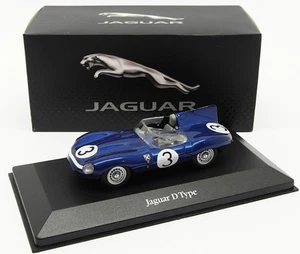 Atlas Editions 1/43 Scale Model Car 4 641 104 - Jaguar D-Type Racing Car - Blue - Picture 1 of 2