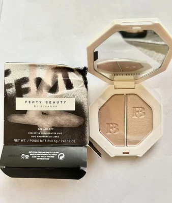 Fenty Beauty Killawatt Freestyle Highlighter Duo ~ LIGHTNING DUST & FIRE CRYSTAL - Image 1 of 4