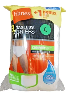 Hanes tagless coole bequeme Slips für Herren 8er Pack Größe Large neu in Verpackung - Bild 1 von 2