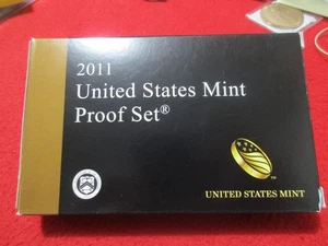 2011-S United States Mint 14 Coin Clad Proof Set. Ultra .Cameos OGP. #MF-3803 - Picture 1 of 2