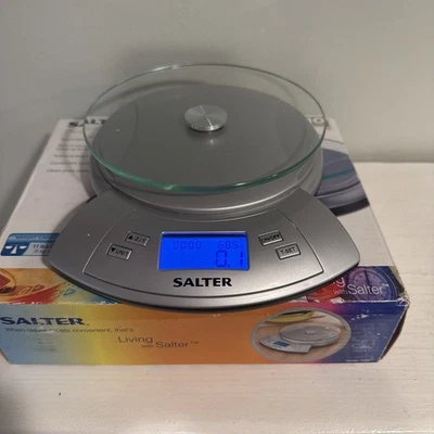 Báscula de cocina de acero inoxidable Salter - ¡¡Con caja!! Hasta 7 lb y 1/8 oz Foto 1 de 4
