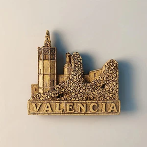 Valencia Imán Nevera Frigorífico Adhesivo Hogar Decoración Resina España Recuerdo Regalo - Imagen 1 de 4