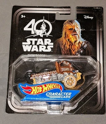 Star Wars 40th Chewbacca Hot Wheels Character Cars Disney Collectible NEW - Image 1 of 2