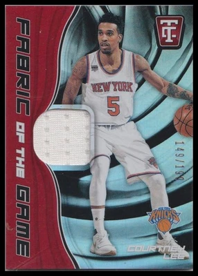 Panini 2017-18 totalmente certificado - Tela del juego Courtney Lee #FG-CLE/199  Foto 1 de 2