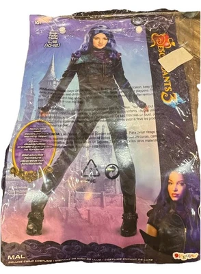 Disney Descendants 3 Mal Deluxe Child Costume Size L 10–12 Purple Jacket Pants - Image 1 of 4