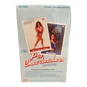 Rare 1991 Lime Rock NFL Pro Cheerleaders Preview Issue Factory Sealed Box - Bild 1 von 4