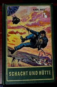 Vintage Karl May SCHACHT UND HUETTE # 72 Hard Cover 1968 Bamberg Germany - Picture 1 of 9