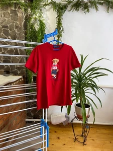 Polo Ralph Lauren Polo Bear Sport T-Shirt rot Einzelnaht Größe M - Bild 1 von 12