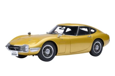 AUTOart Toyota 2000GT 1967 Gold Completed Diecast Model 79549 From Japan - Image 1 of 4