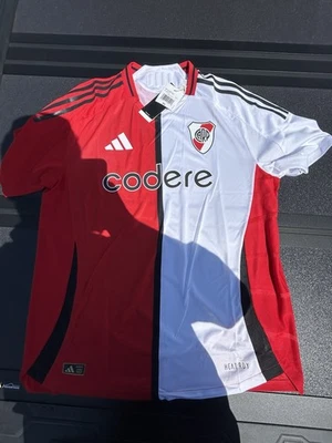 Adidas River пластина подлинный третий футбол Джерси 2024-25 мужской XL новый с Ярлыками IV8190 $150 - Изображение 1 из 2
