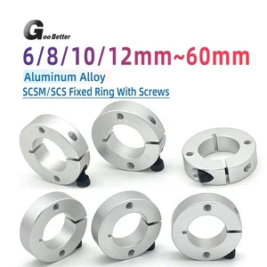 SCSM/W Shaft Collar Double Split Steel Metric Clamp Collars Aluminum 6mm-60mm - Picture 1 of 36