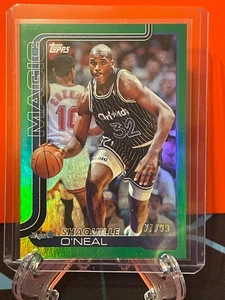 2025-26 Topps #260 Shaquille O'Neal Green Rainbow 77/99 - Orlando Magic - Bild 1 von 2