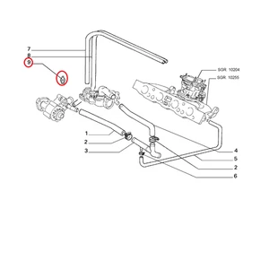 TRASMETTITORE POMPA ACQUA FIAT CROMA - ALFA 156 - LANCIA Y ORIGINALE 7762300 - Picture 1 of 1