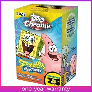 PRE 2025 TOPPS Chrome SpongeBob 25 Anniversary Collection Booster Box Sealed Box - Bild 1 von 6