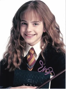 Tarjeta postal autógrafa firmada a mano por Emma Watson Harry Potter certificado de autenticidad - Imagen 1 de 2