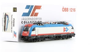 Jägerndorfer PI29300 190 313 InRail Gray Livery Red/Blue Stripes, SCMT - Picture 1 of 3