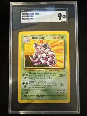Nidoking 011/130 Base Set 2 Holo SGC 9 (PSA Equivalent) - Image 1 of 2