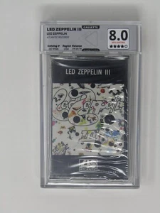 Led Zeppelin - Led Zeppelin III Graded 8.0 - 4.0/5 Cassette Tape Sealed REWIND - Picture 1 of 4