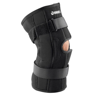 Breg Airmesh Economy Hinged Wraparound Open Back Knee Brace - Image 1 of 3