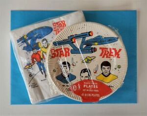 Star Trek 1976, Plates & Napkins, Sealed, Tv memorabilia